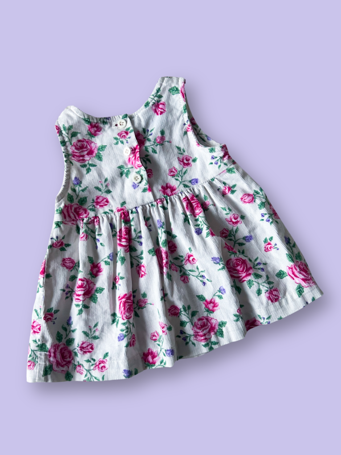 Vintage Baby B'Gosh Floral Dress, approx 12 months