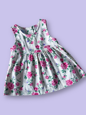 Vintage Baby B'Gosh Floral Dress, approx 12 months