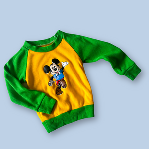 Vintage Mickey Mouse Sweatshirt, approx 1-2 years