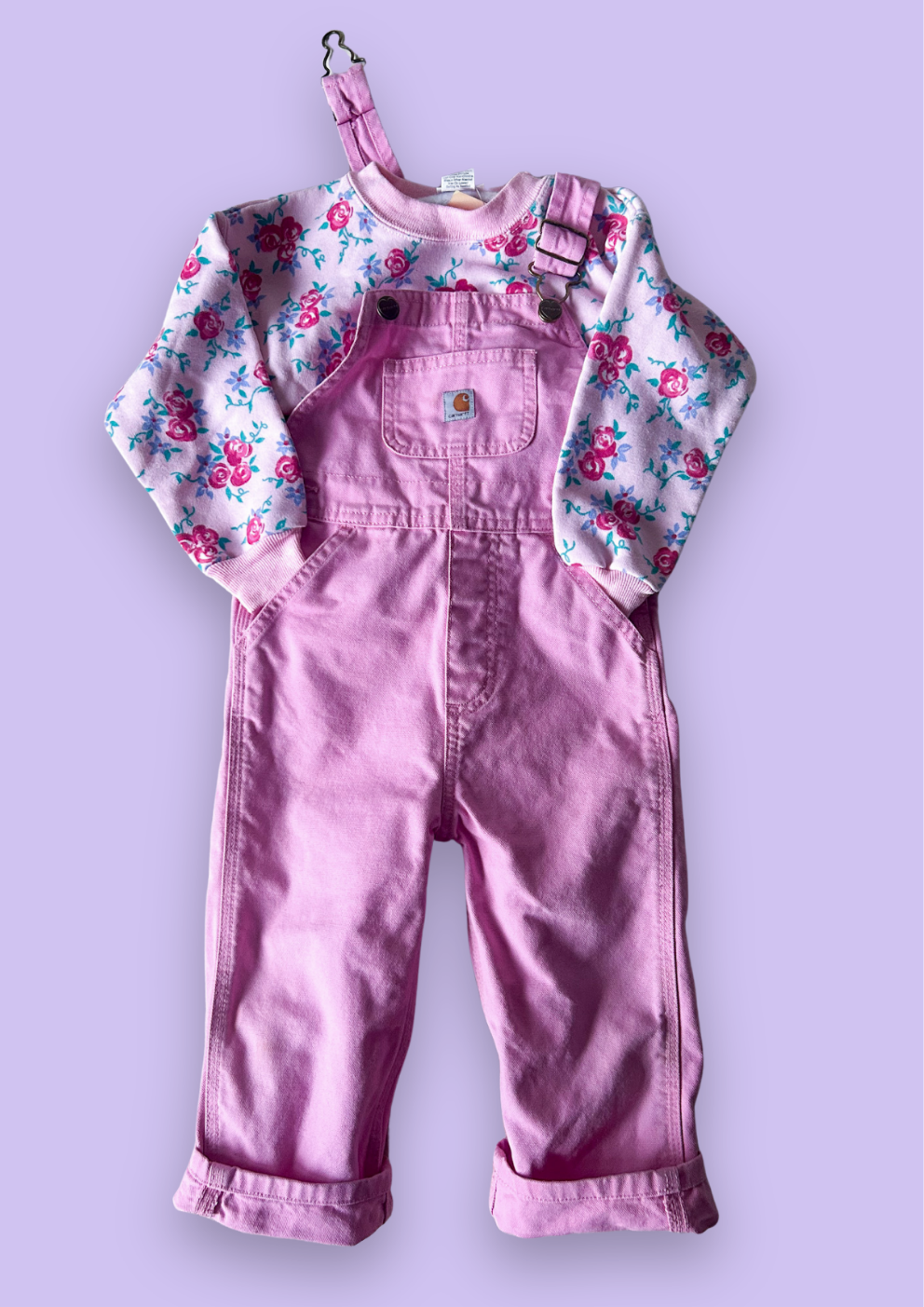 Carhartt Pink Dungarees (non vintage), approx 2+ years