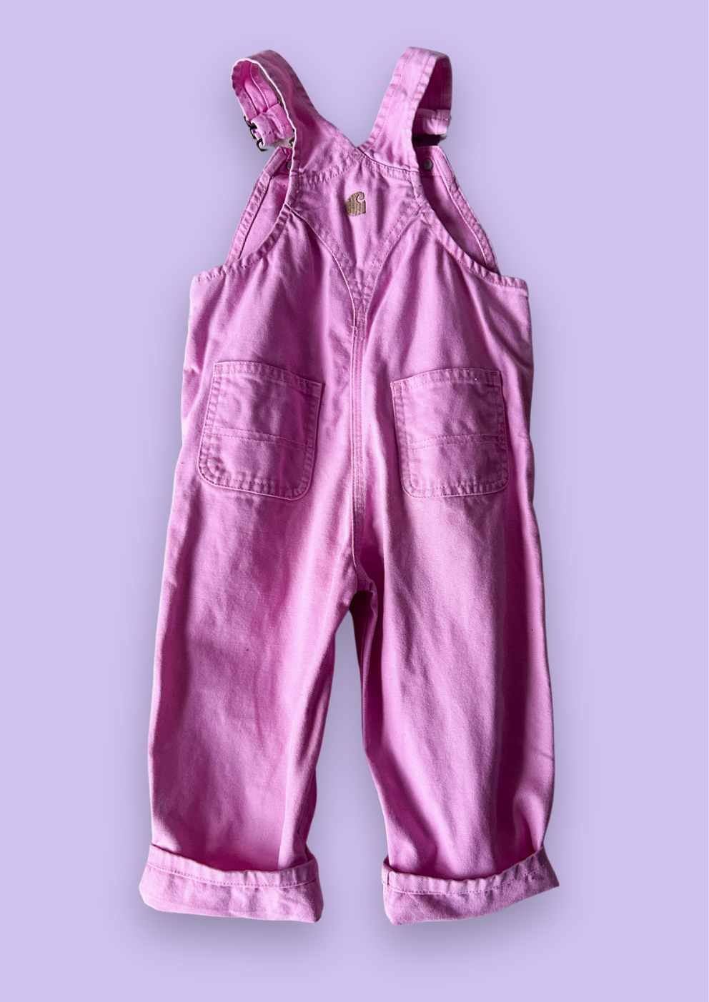 Carhartt Pink Dungarees (non vintage), approx 2+ years