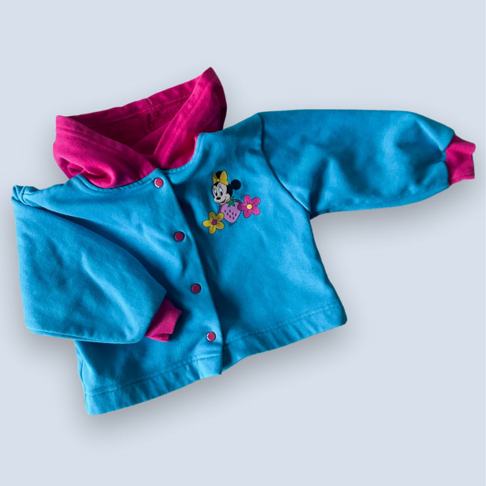 Vintage Minnie Mouse Hoodie, approx 12-18m