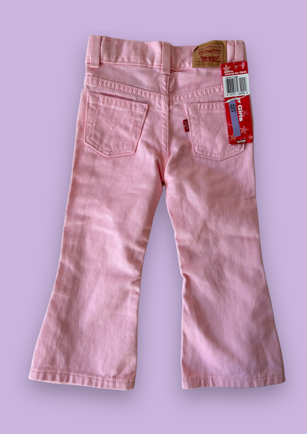 Vintage Levi's (early 00's) Pink Flares, approx 2-3 years