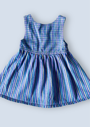 Vintage Lee Stripe Denim Dress, approx 3 years