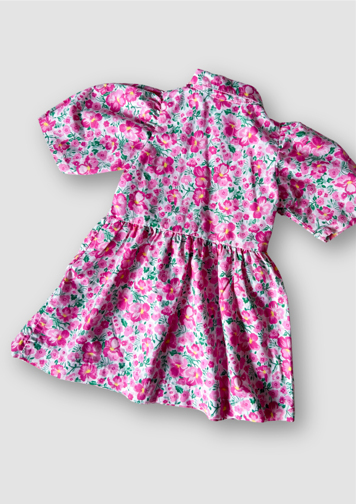 Vintage OshKosh Floral Dress, approx 3 years