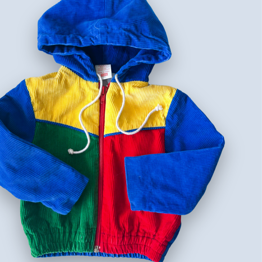 Vintage Primary Colours Jacket, approx 12-18m+