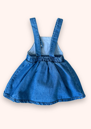 Vintage Guess Denim Dress/Romper, approx 9-12 months