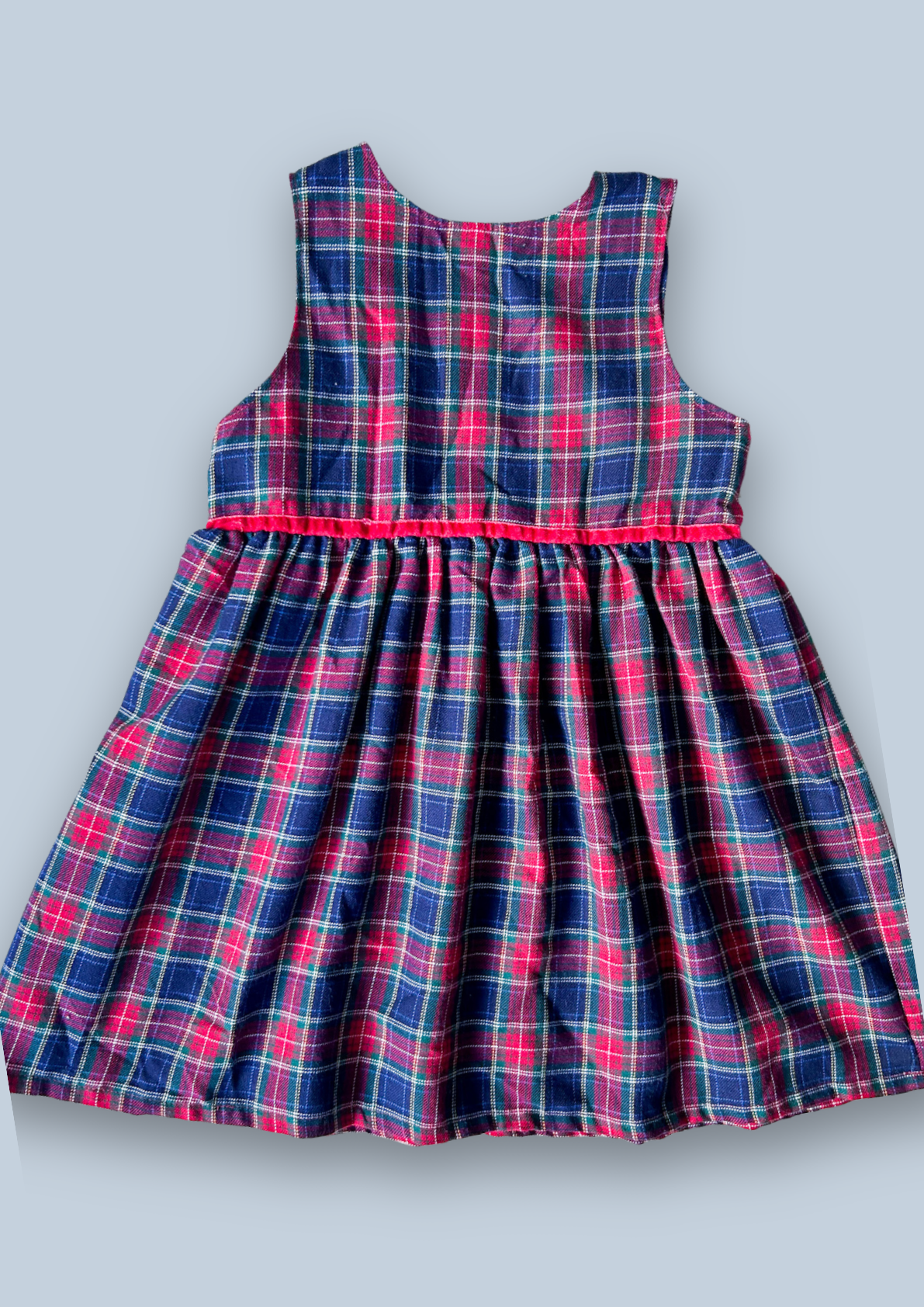 Vintage OshKosh Check Dress, approx 4-5 years