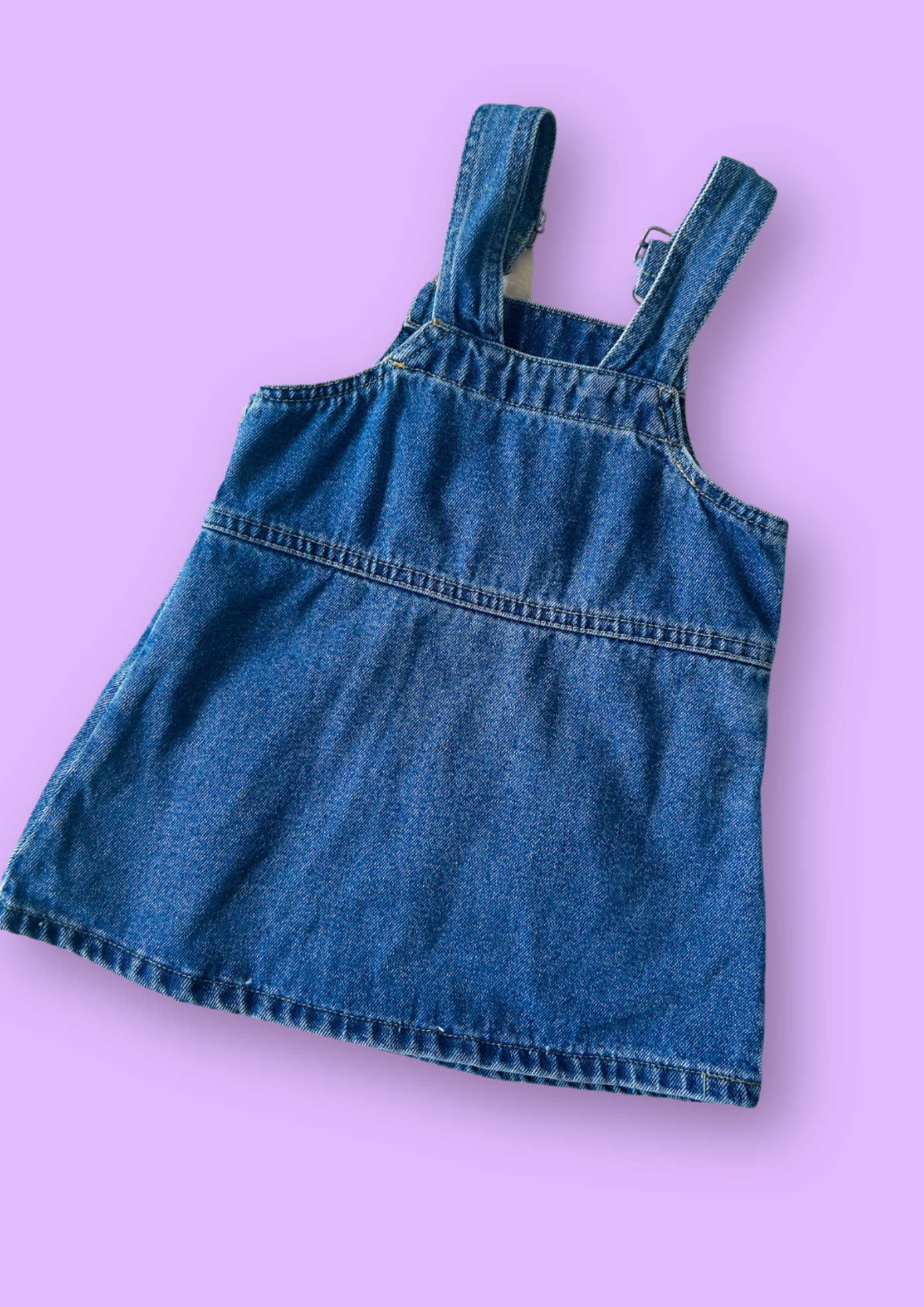 Vintage Minnie Denim Dress, approx 3-4 years