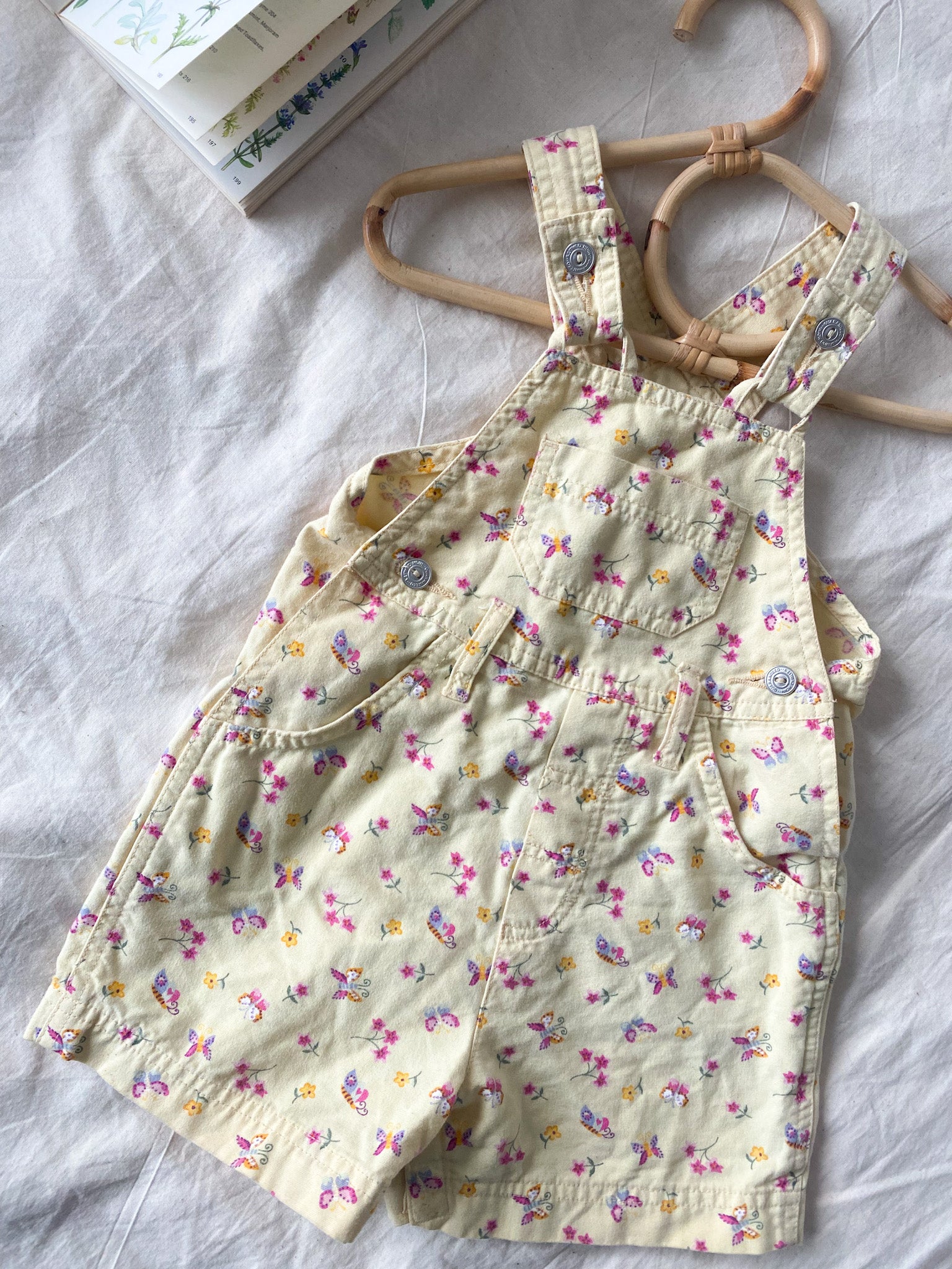 Vintage St Michael Short Dungarees, approx 1-2 years